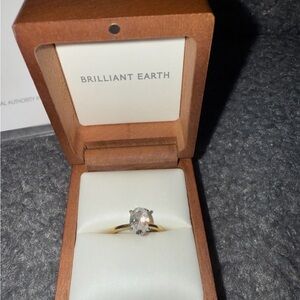 Brilliant Earth Oval 1.51 Carat Lab Created Diamond Engagement Ring